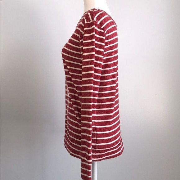 OBEY Red White Stripe Pullover - S - Picture 2 of 9